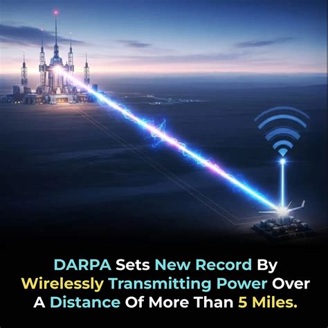 DARPA wireless energy transmission test for military drones