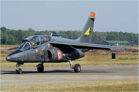Dassault Dornier Alpha Jet advanced trainer aircraft in military flight training