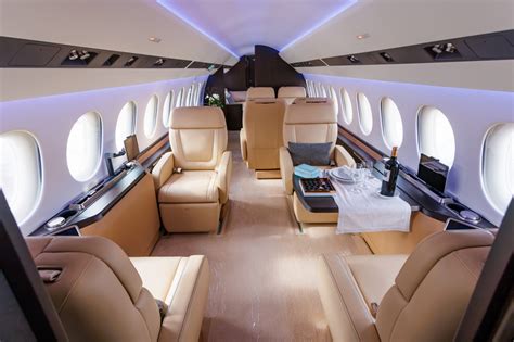 Dassault Falcon 8X private jet at executive airport tarmac