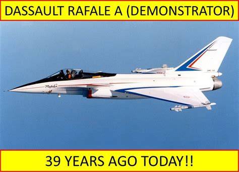 Dassault Rafale A demonstrator 1986 Rafale fighter production France