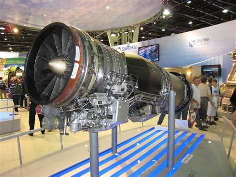 Dassault Rafale M88-2 engine at aerospace expo