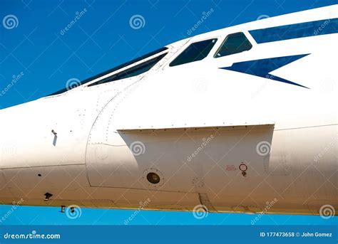Decommissioned Concorde aircraft in hangar highlighting supersonic legacy and boom restrictions