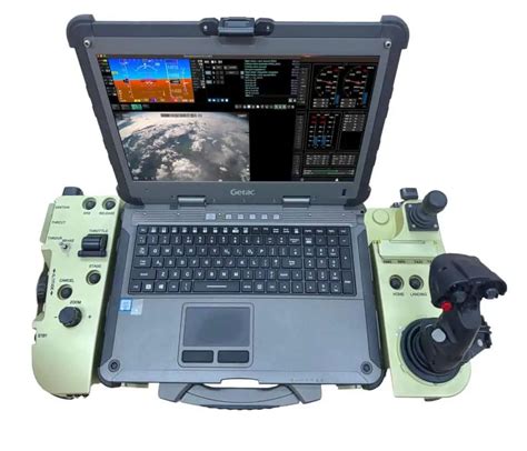 defense drone operator controlling unmanned aerial vehicle system