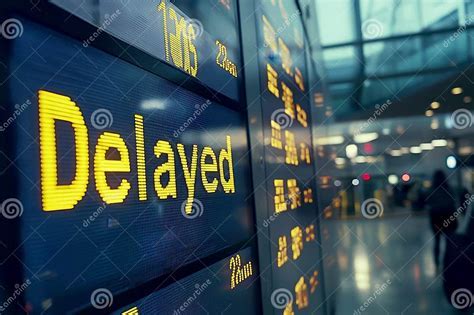 delayed flights board showing multiple airports in red status
