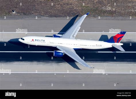 delta a330-900neo aircraft on tarmac