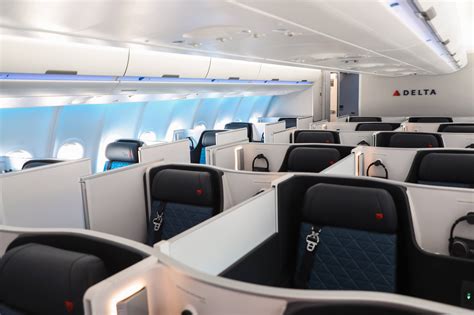 Delta Air Lines Airbus A330neo aircraft modern cabin interior