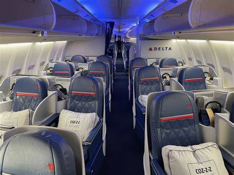 Delta Air Lines premium Boeing 757 interior used for professional sports charter flights