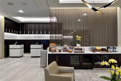 Delta Air Lines premium check-in lounge