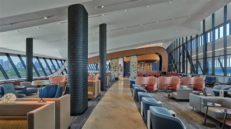 delta air lines sky club lounge showcasing luxury travel rebound in u.s. aviation sector