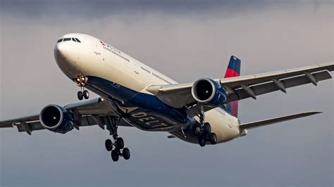 Delta Airbus A330-300 preparing for Boston to Honolulu ultra long haul flight