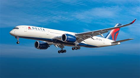 Delta Airbus A350 aircraft operating Atlanta Orlando domestic flight