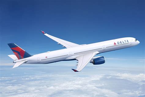Delta Airbus A350 and Air France widebody aircraft at Paris CDG international terminal