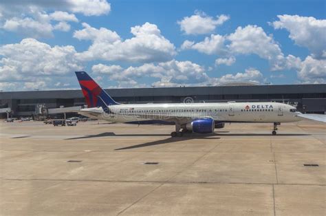 Delta aircraft taxiing at Miami International Airport