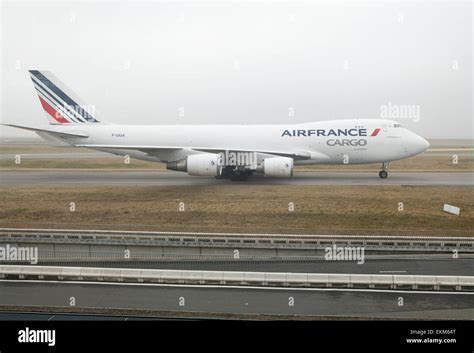 Delta and Air France Cargo containers at Charles de Gaulle Airport freight terminal
