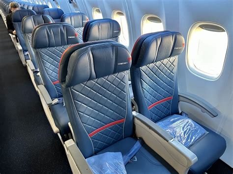Delta Comfort Plus seats Airbus A321neo interior