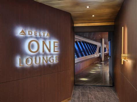 delta one lounge at boston logan featuring maritime inspired interiors