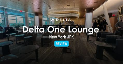 Delta One Lounge premium dining area at New York JFK