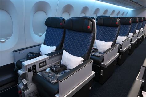 Delta Premium Select Collins MiQ seats in Airbus A350-900 premium economy cabin