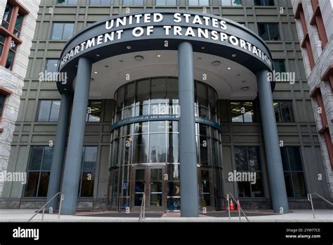 Department of Transportation headquarters in Washington, D.C. as public awaits ruling on Blue Sky alliance