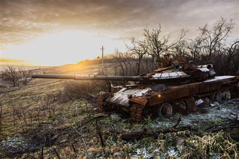 Destroyed Russian T-72 tanks Ukraine 2023