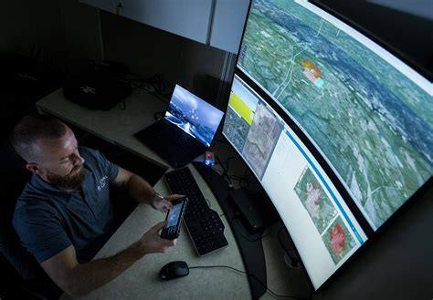 DHS counter-drone command center monitoring airspace during major U.S. sporting event