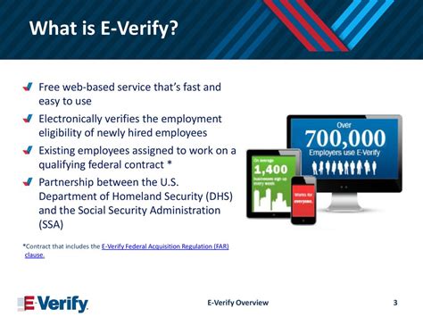 DHS official giving press conference on E-Verify system update with media and workers present