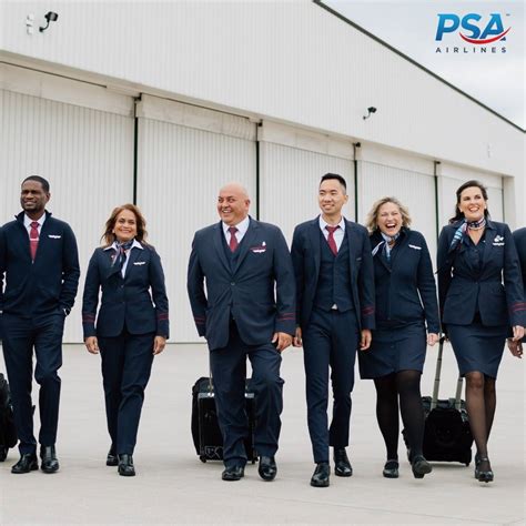 Diverse group of PSA Airlines employees in a meeting