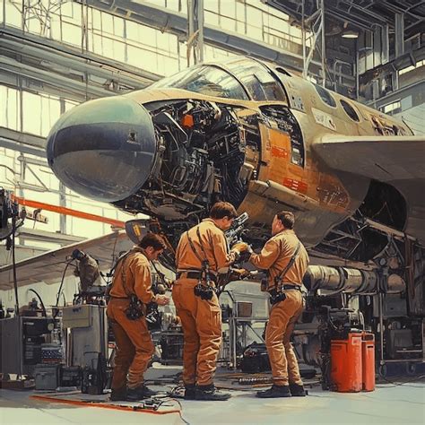 Diverse team of Gulfstream engineers and technicians collaborating on an aircraft schematic