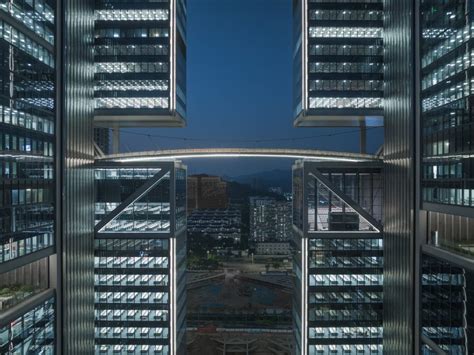 DJI headquarters in Shenzhen with Chinese flag