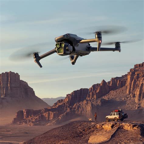 dji mavic 3 with hasselblad camera flying over mountains