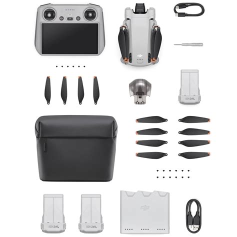 DJI Mini 3 Pro with DJI RC on outdoor table, ready to fly