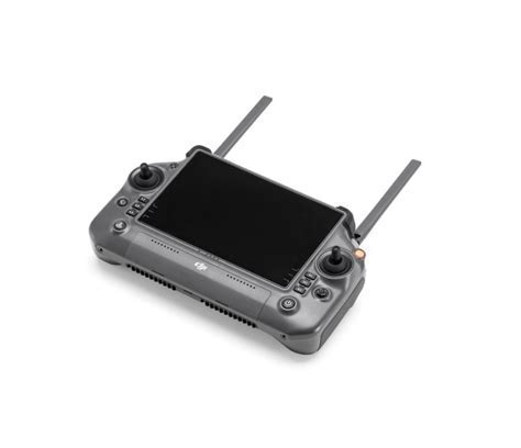 DJI RC Plus controller displaying thermal drone footage