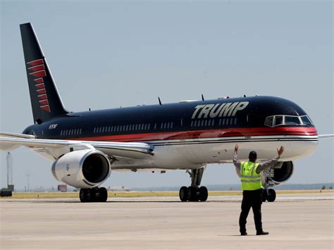 Donald Trump Boeing 757 Trump Force One private aircraft