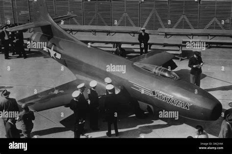 Douglas D-558-I Skystreak Navy experimental jet record flight