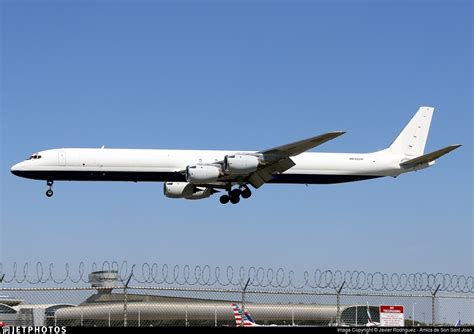 Douglas DC-8 OB-2231P cargo aircraft parked at Miami International Airport