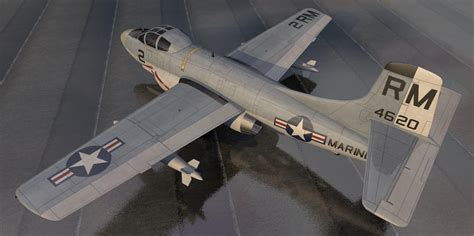 Douglas F3D Skyknight underside escape chute aviation engineering