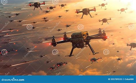 drone swarm simulation in future battlefield scenario