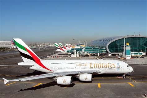 Dubai International Airport Emirates A380 terminal operations passengers