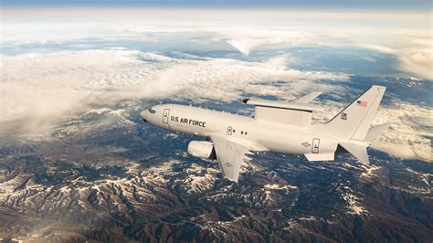 E-7 Wedgetail fixed AESA radar system on Boeing 737 platform