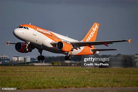 easyJet Airbus A319 at European airport