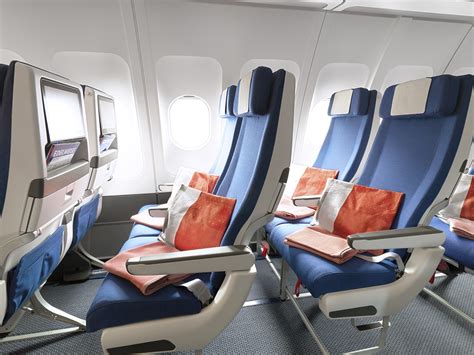 Edelweiss A340 interior cabin with premium seating