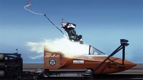 Ejection seat compatibility testing with F-35 helmet in wind tunnel