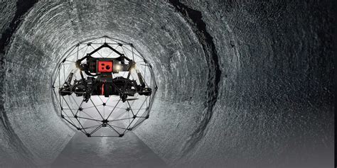 Elios 3 drone conducting internal pipeline inspection