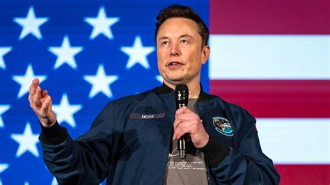 Elon Musk speaking at a 2024 government defense reform summit in Washington D.C.