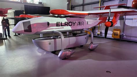 Elroy Air Chaparral eVTOL drone loaded for a disaster relief mission