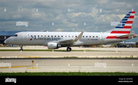 Embraer E175 taxiing on runway
