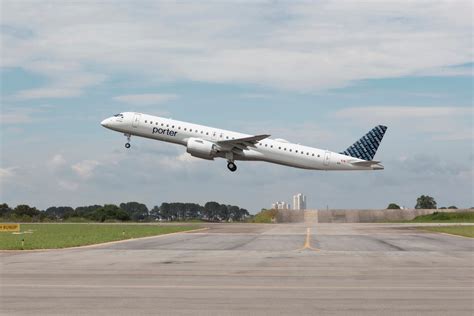 Embraer E195-E2 regional jet at international airport