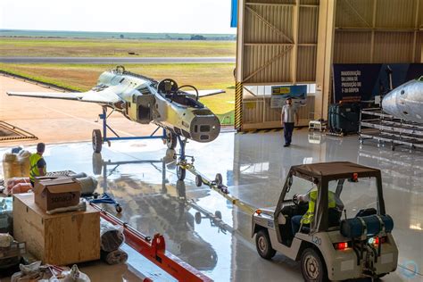 embraer gripen e brazil assembly hangar