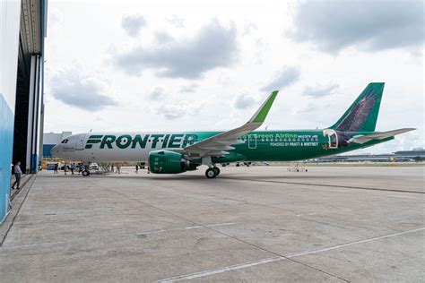 Emergency response vehicles surrounding Frontier Airbus A321neo in Denver