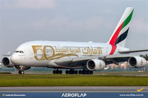 Emirates Airbus A380 approaching Paris Charles de Gaulle Airport